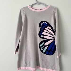 Gymboree Gray Dress with Butterfly Design